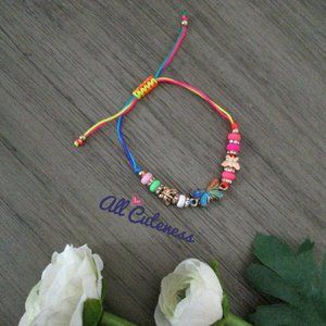 Butterfly Cord Bracelet